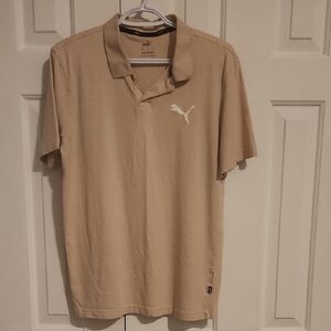 Puma Women's Tan Polo Shirt